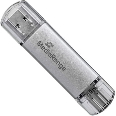 USB-флеш накопичувач Mediarange 128 GB Silver USB 3.0 / Type-C (MR938)