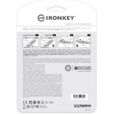 USB-флеш-накопичувач Kingston 16 GB IronKey Keypad 200 Blue USB 3.2 (IKKP200/16GB) - Фото