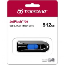 USB флеш накопитель Transcend 512GB JetFlash 790 Black USB 3.1 (TS512GJF790K) USB флеш накопитель Transcend 512GB JetFlash 790 Black USB 3.1 (TS512GJF790K) - Фото