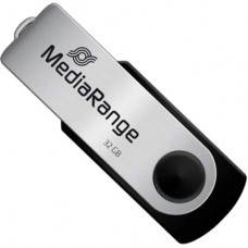 USB-флеш накопичувач Mediarange 32 GB Black/Silver USB 2.0 (MR911) - Фото