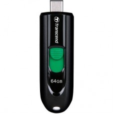 USB флеш накопитель Transcend 64GB JetFlash 790C Black USB 3.1 Type-C (TS64GJF790C) - Фото