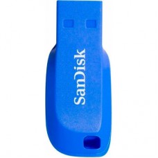 USB-флеш накопичувач SanDisk 32 GB Cruzer Blade Electric Blue USB 2.0 (SDCZ50C-032G-B35BE) USB-флеш накопичувач SanDisk 32 GB Cruzer Blade Electric Blue USB 2.0 (SDCZ50C-032G-B35BE) - Фото