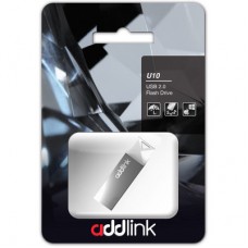 USB-флеш-накопичувач AddLink 64 GB U10 Gray USB 2.0 (ad64GBU10G2) - Фото