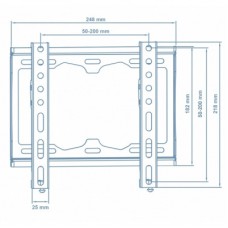 Кронштейн Walfix TV-10B - Фото