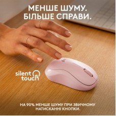 Мышка Logitech M240 Silent Bluetooth Rose (910-007121) - Фото