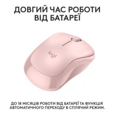 Мышка Logitech M240 Silent Bluetooth Rose (910-007121) - Фото