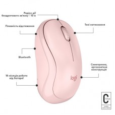 Мышка Logitech M240 Silent Bluetooth Rose (910-007121) - Фото