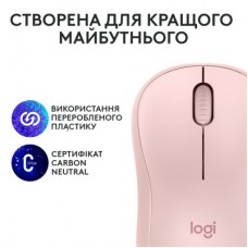 Мышка Logitech M240 Silent Bluetooth Rose (910-007121) - Фото