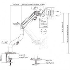 Кронштейн Gembird MA-DA1-02 - Фото