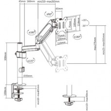 Кронштейн Gembird MA-DA1P-01 - Фото