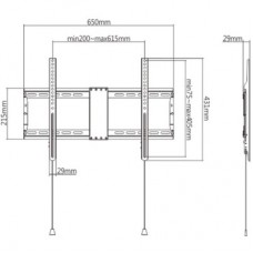 Кронштейн Gembird WM-80F-01 - Фото