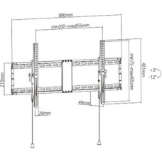 Кронштейн Gembird WM-90T-01 - Фото