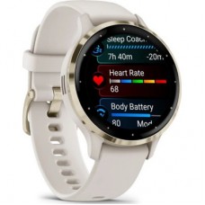 Смарт-годинник Garmin Venu 3S, Ivory + Soft Gold, GPS (010-02785-04) Смарт-годинник Garmin Venu 3S, Ivory + Soft Gold, GPS (010-02785-04) - Фото