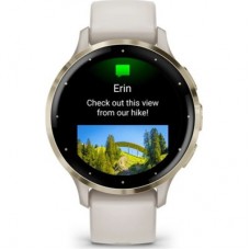 Смарт-годинник Garmin Venu 3S, Ivory + Soft Gold, GPS (010-02785-04) Смарт-годинник Garmin Venu 3S, Ivory + Soft Gold, GPS (010-02785-04) - Фото