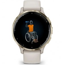 Смарт-годинник Garmin Venu 3S, Ivory + Soft Gold, GPS (010-02785-04) Смарт-годинник Garmin Venu 3S, Ivory + Soft Gold, GPS (010-02785-04) - Фото