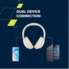 Наушники Canyon OnRiff 10 ANC Bluetooth Beige (CNS-CBTHS10BG) - Фото