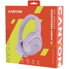 Наушники Canyon OnRiff 10 ANC Bluetooth Purple (CNS-CBTHS10PU) - Фото