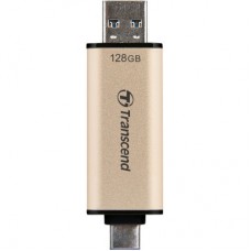 USB-флеш-накопичувач Transcend 128 GB JetFlash 930 Gold-Black USB 3.2/Type-C (TS128GJF930C) USB-флеш-накопичувач Transcend 128 GB JetFlash 930 Gold-Black USB 3.2/Type-C (TS128GJF930C) - Фото