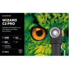 Фонарь Armytek Wizard C2 Pro Marnet USB Warm (F08701W) - Фото