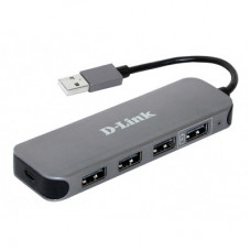 Концентратор D-Link DUB-H4 4xUSB2.0, USB2.0 (DUB-H4) - Фото