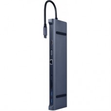 Концентратор Cablexpert USB-C 9-in-1 (USB-hub + HDMI/VGA/PD/CR/LAN/3.5mm) (A-CM-COMBO10-01) Концентратор Cablexpert USB-C 9-in-1 (USB-hub + HDMI/VGA/PD/CR/LAN/3.5mm) (A-CM-COMBO10-01) - Фото
