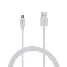 Дата кабель USB 2.0 AM to Micro 5P 2.5m white Grand-X (PM025W) - Фото