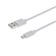 Дата кабель USB 2.0 AM to Micro 5P 2.5m white Grand-X (PM025W) - Фото
