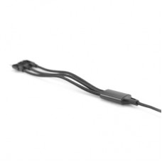Дата кабель USB 2.0 AM to Lightning + Micro 5P + Type-C 1.0m charge only Digitus (AK-300160-010-S) - Фото