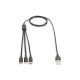 Дата кабель USB 2.0 AM to Lightning + Micro 5P + Type-C 1.0m charge only Digitus (AK-300160-010-S) Дата кабель USB 2.0 AM to Lightning + Micro 5P + Type-C 1.0m charge only Digitus (AK-300160-010-S)