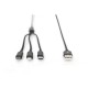 Дата кабель USB 2.0 AM to Lightning + Micro 5P + Type-C 1.0m charge only Digitus (AK-300160-010-S) Дата кабель USB 2.0 AM to Lightning + Micro 5P + Type-C 1.0m charge only Digitus (AK-300160-010-S)