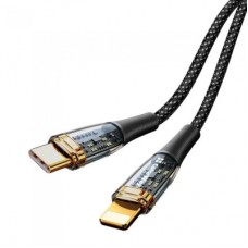 Дата кабель USB-C to Lightning 1.2m 3A 27W black ColorWay (CW-CBPDCL057-BK) - Фото