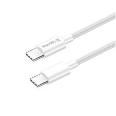 Дата кабель USB-C to USB-C 1.0m 5A 100W white ColorWay (CW-CBPDCC058-WT) - Фото