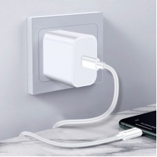 Дата кабель USB-C to USB-C 1.0m 5A 100W white ColorWay (CW-CBPDCC058-WT) - Фото