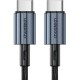 Дата кабель USB-C to USB-C 1.8m USB 2.0 60 W Choetech (XCC-1014-BK)