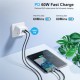 Дата кабель USB-C to USB-C 1.8m USB 2.0 60 W Choetech (XCC-1014-BK)