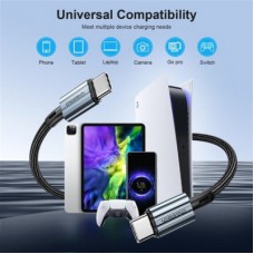 Дата кабель USB-C to USB-C 1.8m USB 2.0 60 W Choetech (XCC-1014-BK) - Фото