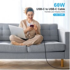 Дата кабель USB-C to USB-C 1.8m USB 2.0 60 W Choetech (XCC-1014-BK) - Фото
