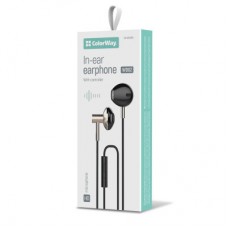 Наушники ColorWay Slim 3.5 mm Wired Earphone Blast 2 Black (CW-WD02BK) - Фото