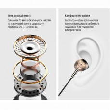 Наушники ColorWay Slim 3.5 mm Wired Earphone Blast 2 Black (CW-WD02BK) - Фото