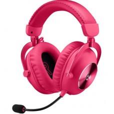 Навушники Logitech G Pro X 2 Lightspeed Wireless Magenta (981-001275) - Фото