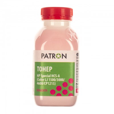 Тонер HP CLJ 1500/3000/4600/CP1215) MAGENTA 50г PATRON (HCS-A-M-050)