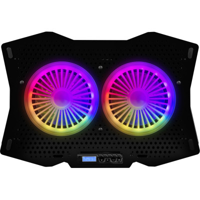 Подставка для ноутбука Modecom SILENT FAN MC-CF18 RGB (PL-MC-CF-18-RGB)