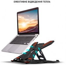 Підставка для ноутбука DYXON FIX 1 Black (DXNLSF1B) - Фото
