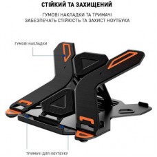 Підставка для ноутбука DYXON FIX 1 Black (DXNLSF1B) - Фото