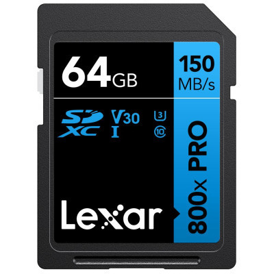 Картка пам'яті Lexar 64 GB SDXC class 10 UHS-I (LSD0800P064G-BNNG)