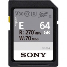 Карта памяти Sony 64GB SDXC class 10 UHS-II U3 V30 (SFE64A.ET4) - Фото
