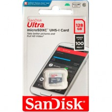Картка пам'яті SanDisk 128 GB microSDXC class 10 UHS-I Ultra (SDSQUNR-128G-GN3MN) Картка пам'яті SanDisk 128 GB microSDXC class 10 UHS-I Ultra (SDSQUNR-128G-GN3MN) - Фото