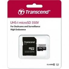 Картка пам'яті Transcend 256 GB microSDXC class 10 UHS-I U3 High Endurance (TS256GUSD350V) Картка пам'яті Transcend 256 GB microSDXC class 10 UHS-I U3 High Endurance (TS256GUSD350V) - Фото