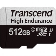 Картка пам'яті Transcend 512 GB microSDXC class 10 UHS-I U3 High Endurance (TS512GUSD350V) Картка пам'яті Transcend 512 GB microSDXC class 10 UHS-I U3 High Endurance (TS512GUSD350V) - Фото