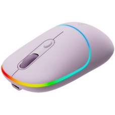 Мышка Canyon MW-22 Dual Band RGB Wireless Pearl Rose (CNS-CMSW22PR) - Фото